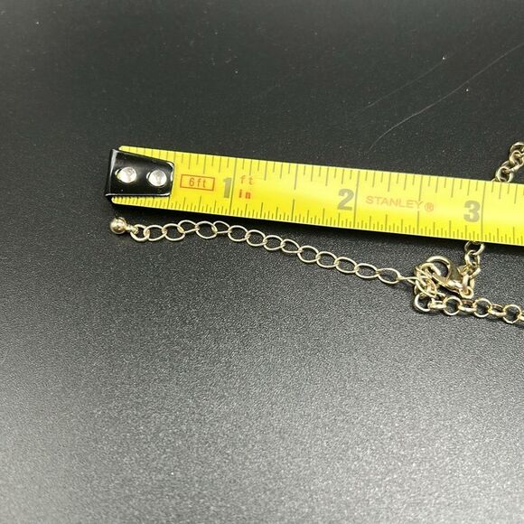 BOGO Free Jewelry...Banana Republic Textured Gold Tone Link Long Necklace - Picture 6 of 6